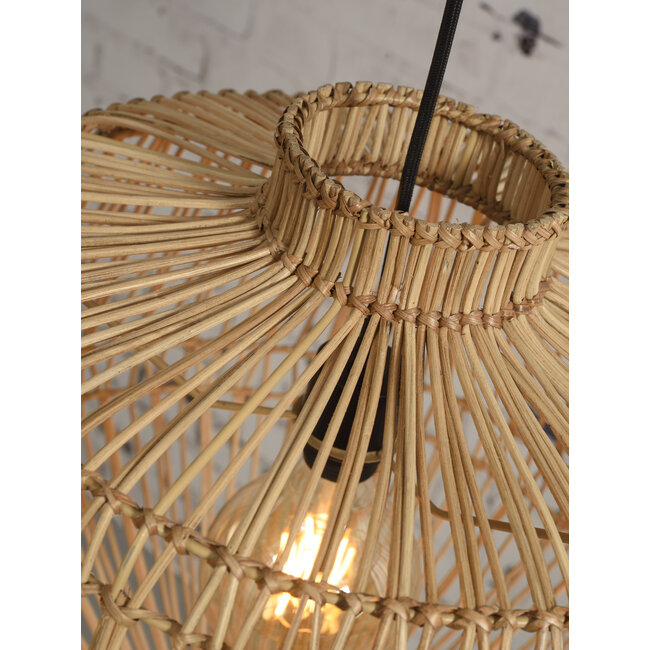 Good&Mojo Hanglamp Madagascar rotan dia.60xh.50cm naturel