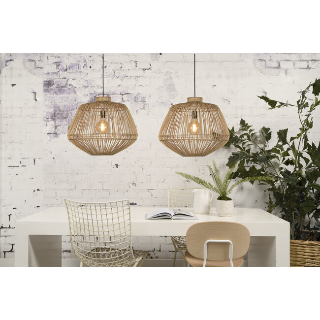 Good&Mojo Hanglamp Madagascar rotan dia.60xh.50cm naturel