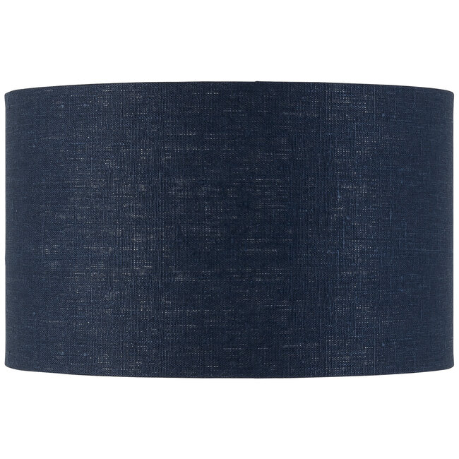 Good&Mojo Tafellamp bamboe 5-poot Kilimanjaro h.59cm/kap 32x20cm eco linnen blue denim