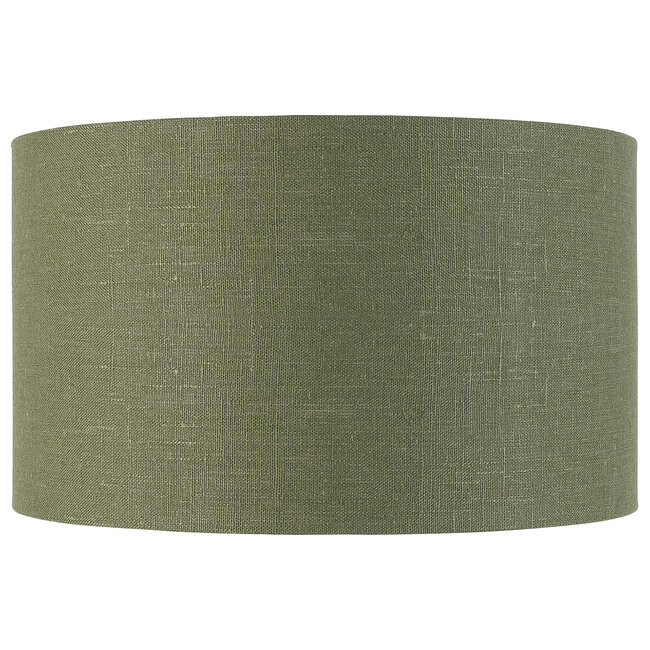 Good&Mojo Tafellamp bamboe 5-poot Kilimanjaro h.59cm/kap 32x20cm eco linnen green forest