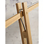 Good&Mojo Vloerlamp Montblanc bamboe kap 60x30cm  eco linnen donkergrijs