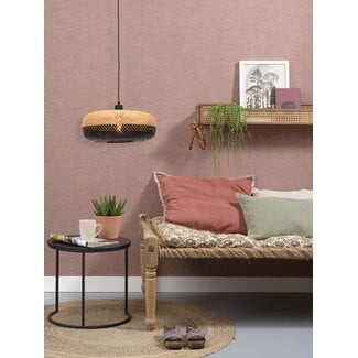 Good&Mojo Hanglamp Palawan bamboe Ø40 naturel zwart S