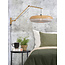 Good&Mojo Wandlamp Palawan naturel kap Ø60 naturel wit L