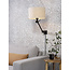 it's about RoMi Wandlamp ijzer/stof Amsterdam l. linnen S