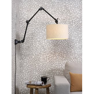 it's about RoMi Wand-/hanglamp ijzer/stof Amsterdam l.linnen L