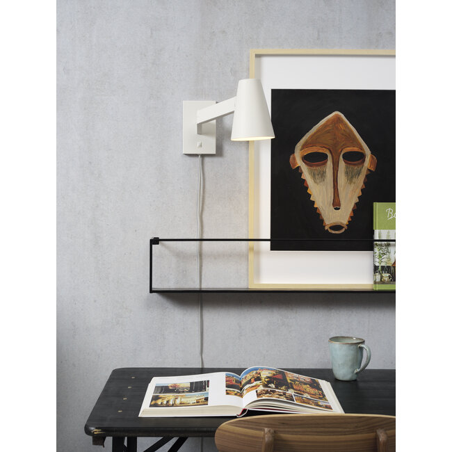 it's about RoMi Wandlamp ijzer Biarritz wit