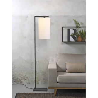 its about RoMi Vloerlamp ijzer/zwart Boston wit