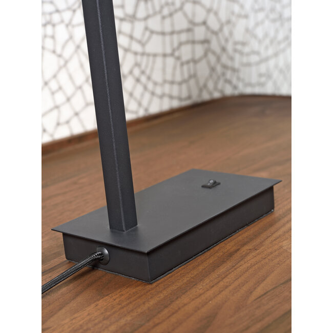 it's about RoMi Tafellamp ijzer/zwart Boston zwart