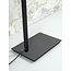 it's about RoMi Vloerlamp ijzer/zwart Boston licht linnen