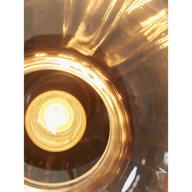 it's about RoMi Plafondlamp glas Brussels Ø 27 antraciet