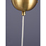 its about RoMi Hanglamp glas Brussels Ø 13 transparant/goud rechtvormig