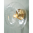 its about RoMi Wandlamp glas Brussels Ø 27 goud/transparant