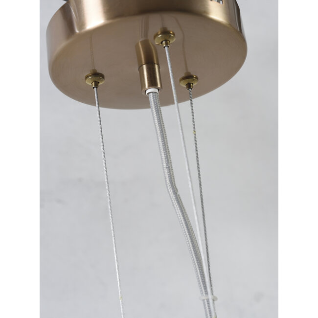 it's about RoMi Kroonluchter ijzer Cannes 3-arm goud S