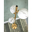 it's about RoMi Voerlamp glas/ijzer Carrara 3-bol wit marmerprint/goud