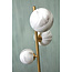it's about RoMi Voerlamp glas/ijzer Carrara 3-bol wit marmerprint/goud