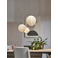 its about RoMi Hanglamp glas/ijzer Carrara bol wit marmerprint/goud L