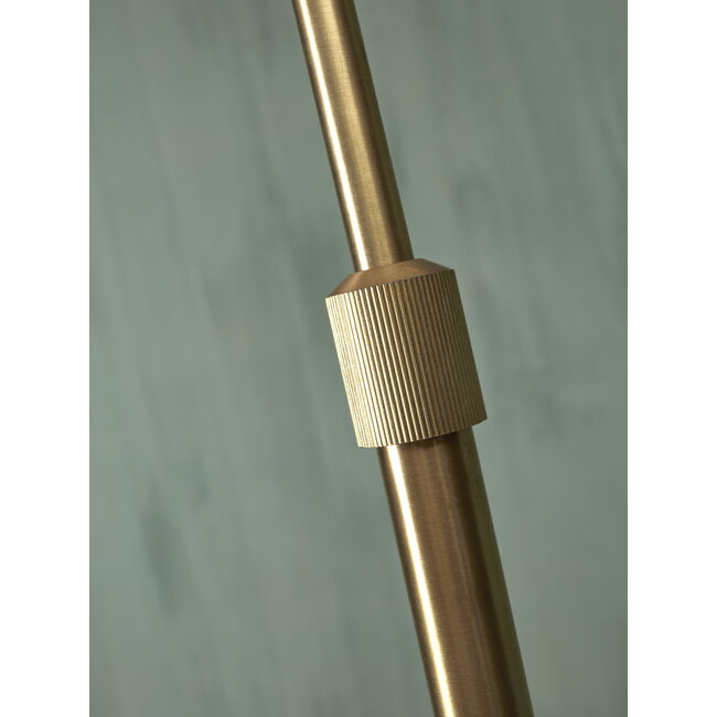 it's about RoMi Hanglamp glas/ijzer Carrara 3-arm met 6 bollen wit marmerprint/goud