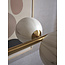 its about RoMi Hanglamp glas/ijzer Carrara 6-bollen wit marmerprint/goud