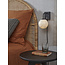 its about RoMi Wandlamp glas/ijzer Carrara bol wit marmerprint/zwart