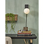 it's about RoMi Wandlamp glas/ijzer Carrara bol wit marmerprint/zwart