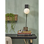 its about RoMi Wandlamp glas/ijzer Carrara bol wit marmerprint/zwart