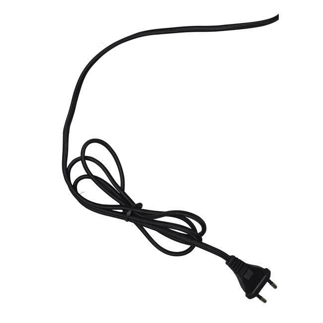 it's about RoMi Wandlamp ijzer Florence E14 met plank+usb incl. dimmer d. linnen