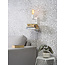 it's about RoMi Wandlamp ijzer Florence met plank+usb incl.dimmer wit