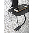 it's about RoMi Wandlamp ijzer Florence plank+usb+leeslamp 15000hrs incl. dimmer wit