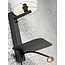 it's about RoMi Wandlamp ijzer Florence plank+usb+leeslamp 15000hrs incl. dimmer wit