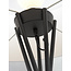 its about RoMi Vloerlamp ijzer/zwart Lima h.172cm/kap 60x30cm donker linnen
