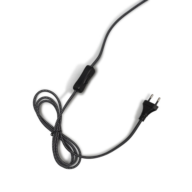 it's about RoMi Wandlamp ijzer London b.44xh.40cm/kap dia.16xh.16cm zwart