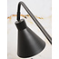 its about RoMi Tafellamp ijzer Lyon b.55xh.54cm/kap.dia.16xh.17cm zwart