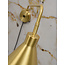 its about RoMi Wandlamp ijzer Lyon b.70xh.28cm/kap.dia.16xh.17cm goud