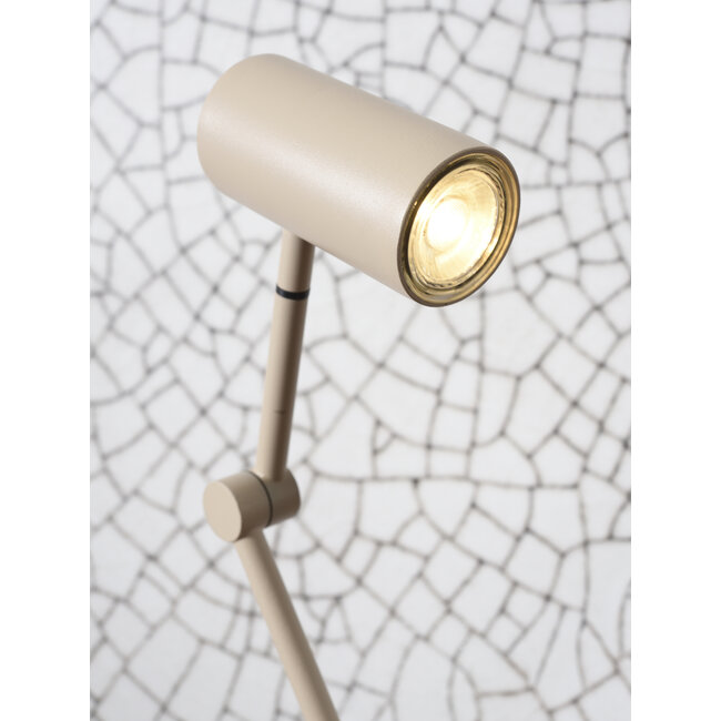 it's about RoMi Vloerlamp ijzer Montreux LED 5W/tube h.11x55cm zand