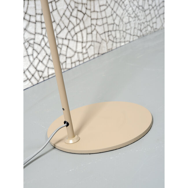 it's about RoMi Vloerlamp ijzer Montreux LED 5W/tube h.11x55cm zand