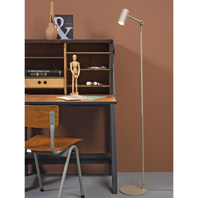 it's about RoMi Vloerlamp ijzer Montreux LED 5W/tube h.11x55cm zand