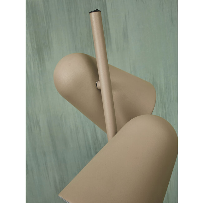 it's about RoMi Vloerlamp ijzer Salamanca 2 kappen h.145 kap Ø16 zand