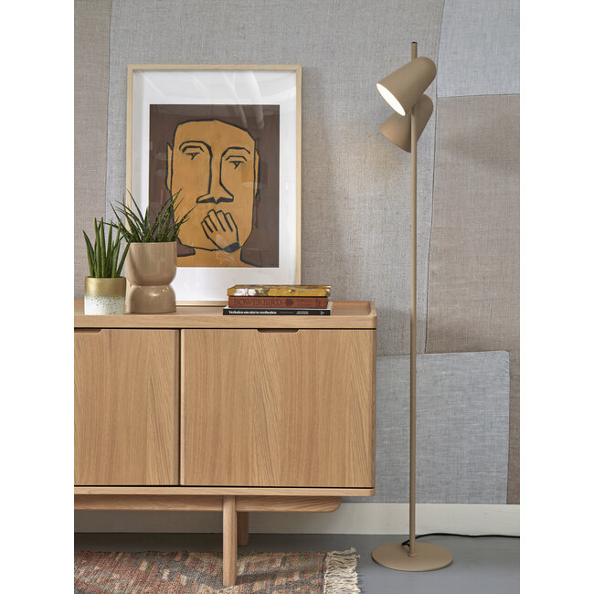 it's about RoMi Vloerlamp ijzer Salamanca 2 kappen h.145 kap Ø16 zand