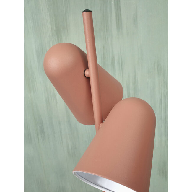 it's about RoMi Vloerlamp ijzer Salamanca 2 kappen h.145 kap Ø16 terra