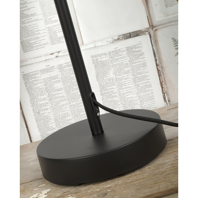 it's about RoMi Vloerlamp ijzer Seattle h.152 verstelbaar zwart