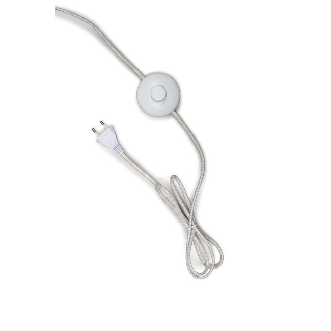 it's about RoMi Vloerlamp ijzer/marmer Toulouse kap Ø40 goud