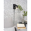 its about RoMi Wandlamp ijzer Zurich LED 5W/25000hrs h.14cm incl. dimmer zwart