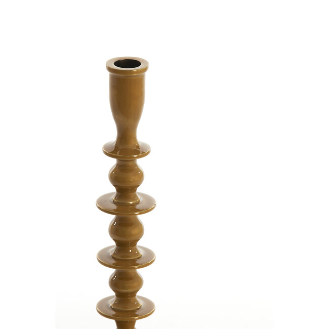Light en Living Kandelaar Ø10x34,5 cm MERAKO glanzend okergeel goud