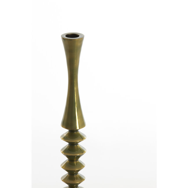 Light en Living Kandelaar Ø10x45 cm MISTRY glanzend  groen goud