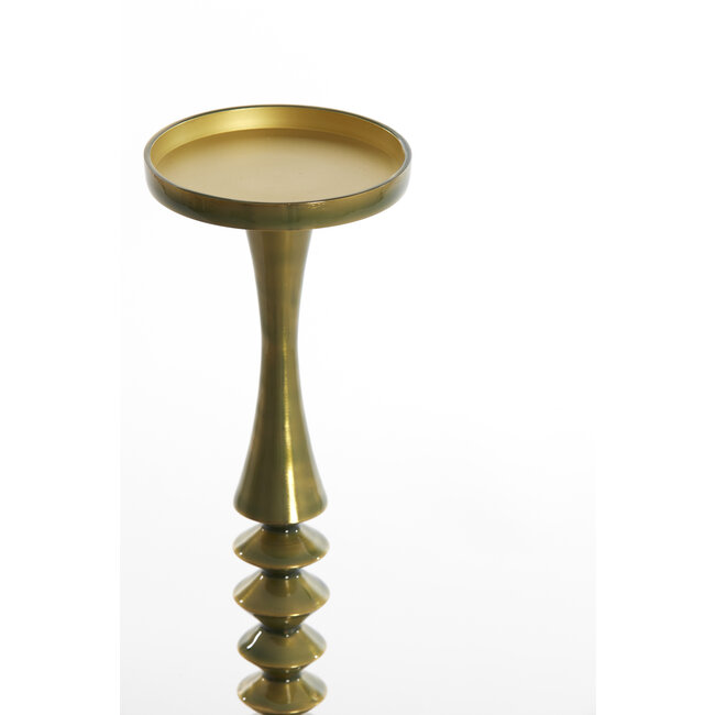 Light en Living Kandelaar Ø11x40 cm MISTRY glanzend  groen goud