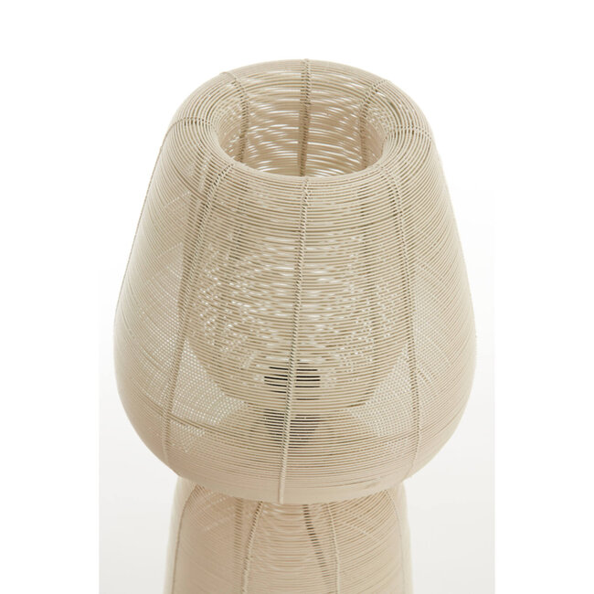 Light en Living Tafellamp Ø24x54 cm ABOSO crème