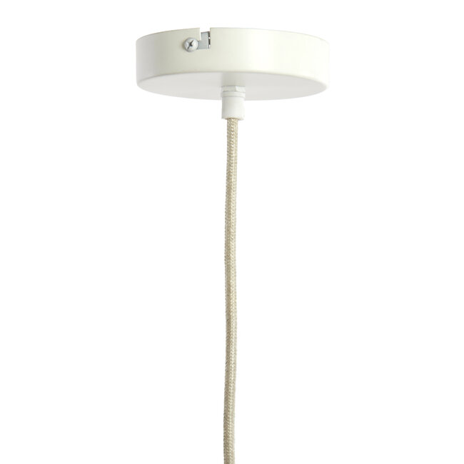 Light en Living Hanglamp Ø38,5x28 cm ZUBEDA crème