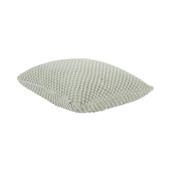 Present Time Kussen Mini Popcorn gebreid groen