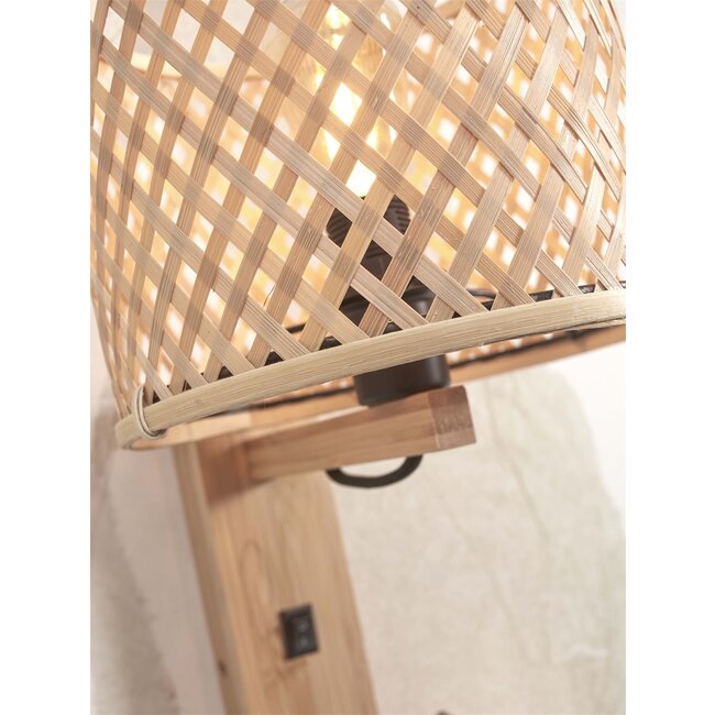 Good&Mojo Wandlamp Java met plank naturel