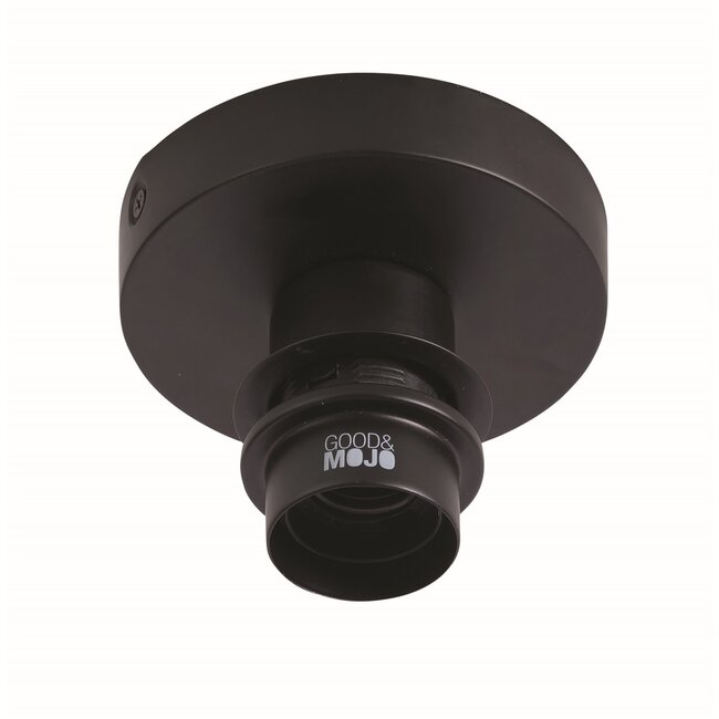 Good&Mojo Plafondlamp Ibiza wavy S zwart